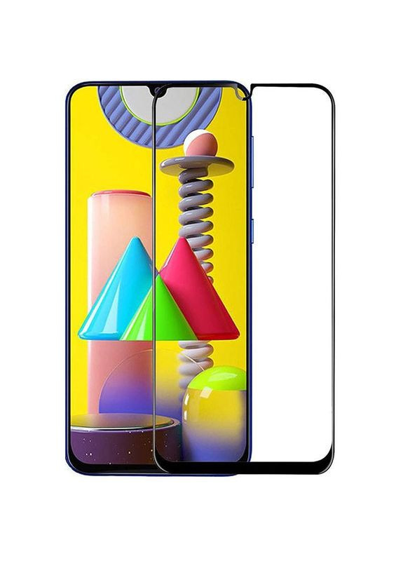 Захисне скло для Samsung Galaxy M31 (2020) M315 Full Glue 5D Black (0.33 мм) Mocolo (324234150)