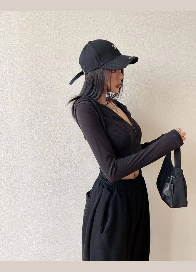 Кофта женская с капюшоном с декоративными швами. No Brand (308202559)