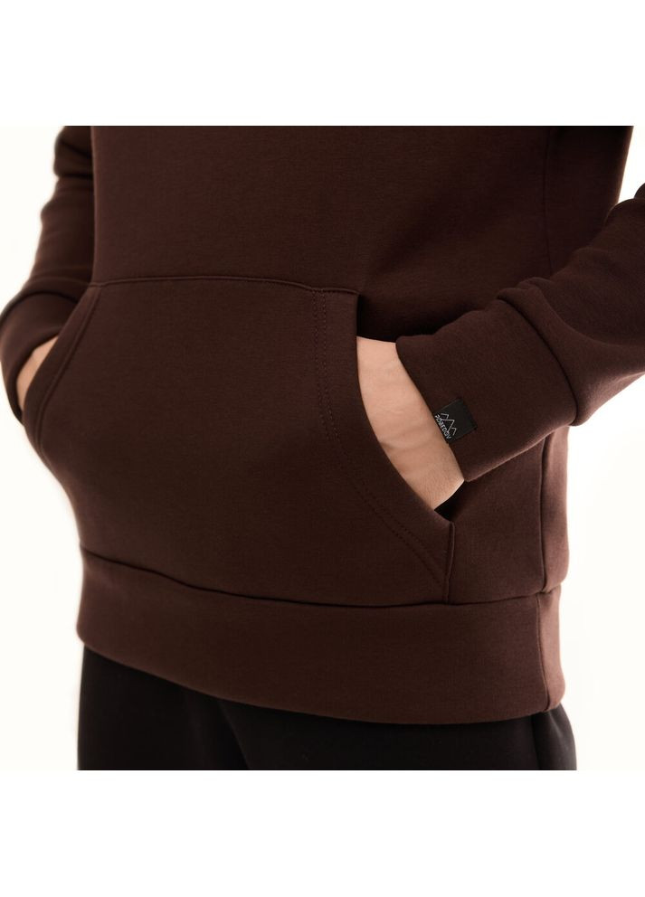 Худі 008 ЗИМА Шоколадний Pobedov (372736414)