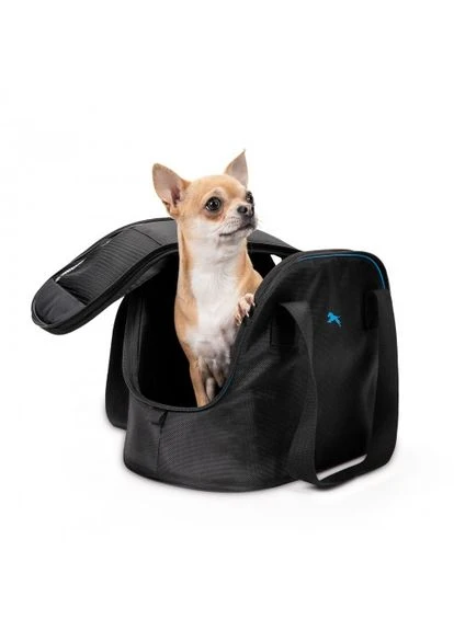 Сумка-переноска «Remy» для собак та котів, 40x28x21 см, чорна Pet Fashion (362702026)