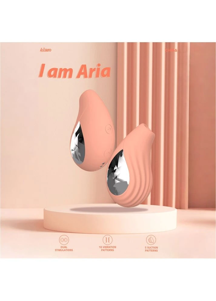 Вибростимулятор клиторальный Dual Orgasm Vibrator Kissen Aria Chisa (381047419)