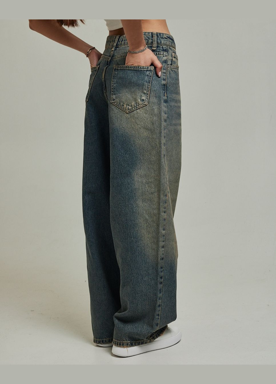 Джинси жіночі темно-синій Dilvin - (295261840)