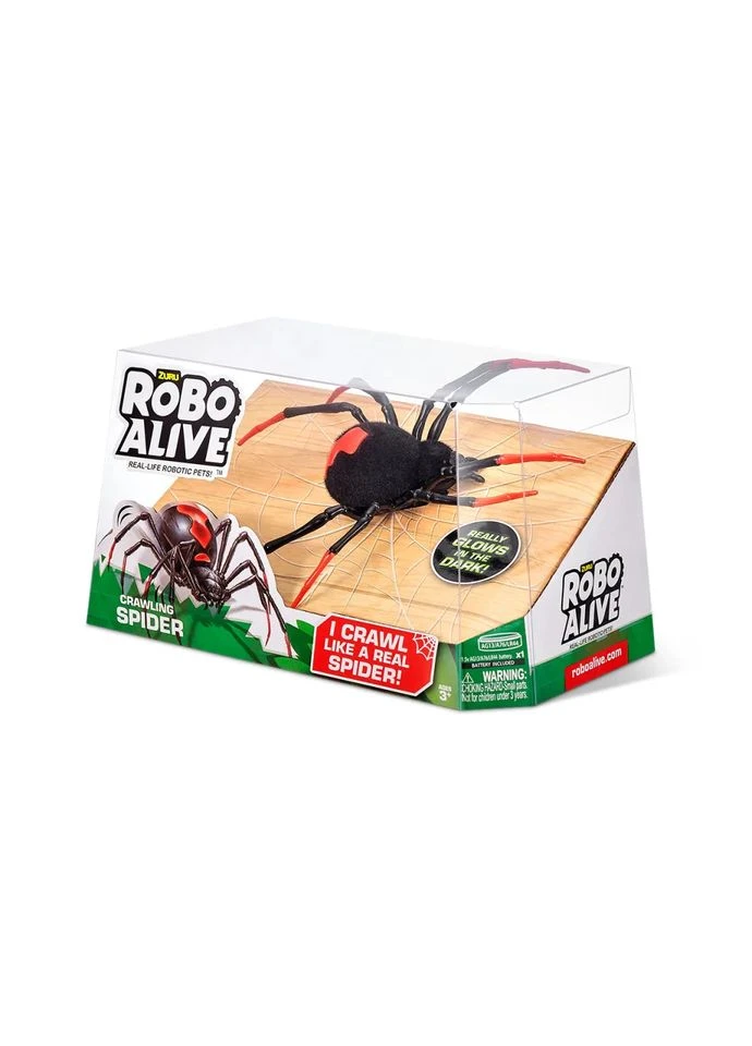 Інтерактивна іграшка павук 15 см комбінований червоний Pets & Robo Alive (401717924)