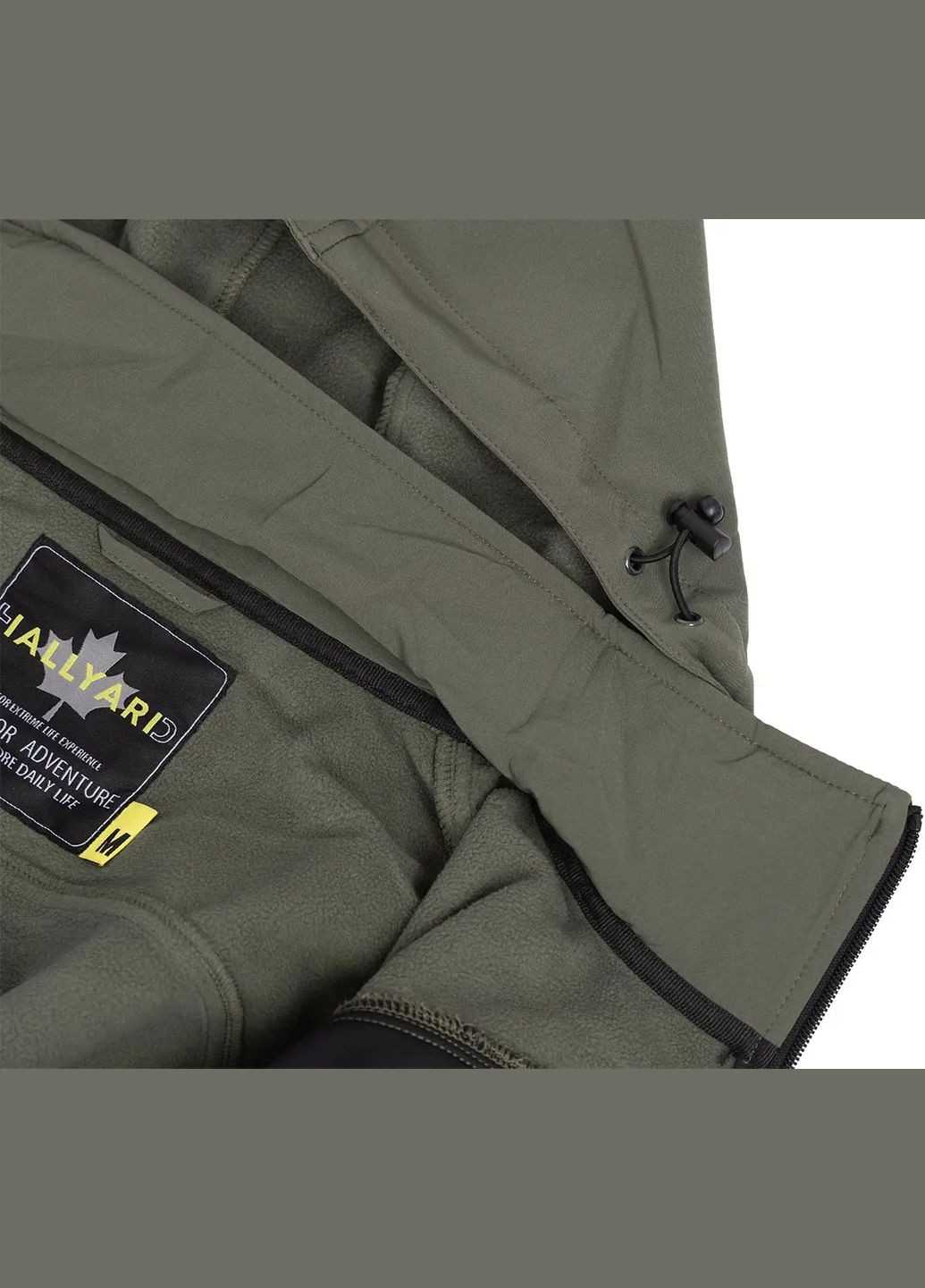 Оливковая демисезонная куртка hallyard aksel olive No Brand