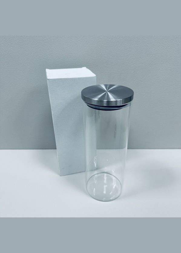 Банка для сыпучих с металлической крышкой 1700 мл "Стр." 8030-352 Olens (322593975)