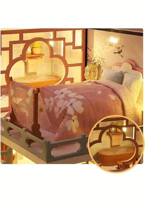 3D Румбокс House в японському стилі + Пилозахисний купол (M032-B) Diy (374973839)