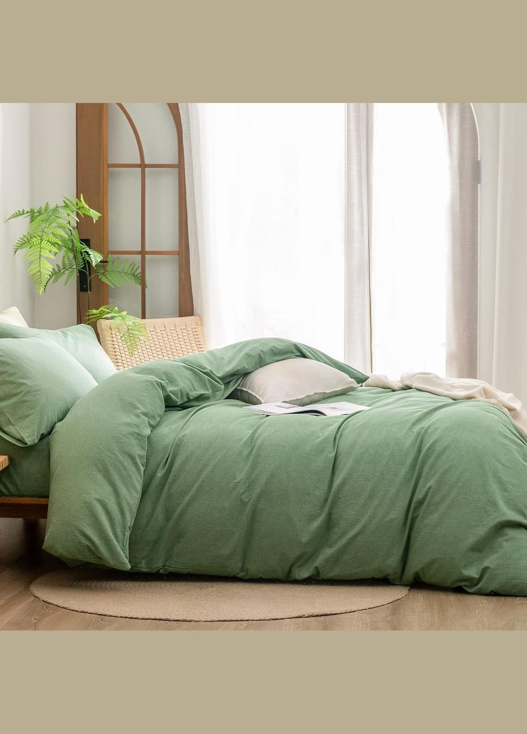 Комплект постельного белья, семейный, вареный хлопок (Washed Cotton) Кондор (304574208)