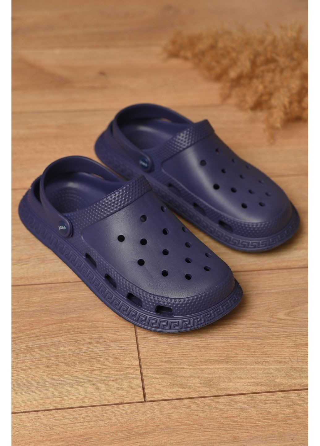 Темно-синие кроксы женские темно-синего цвета Let's Shop