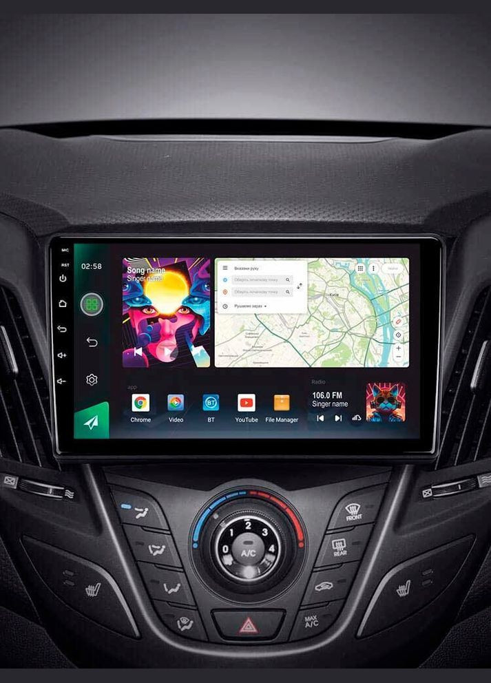 Штатна магнітола PRO 9464 4+64 Gb 4G DSP Hyundai Veloster FS 2011 - 2017 (B) 9" Sigma (378917490)