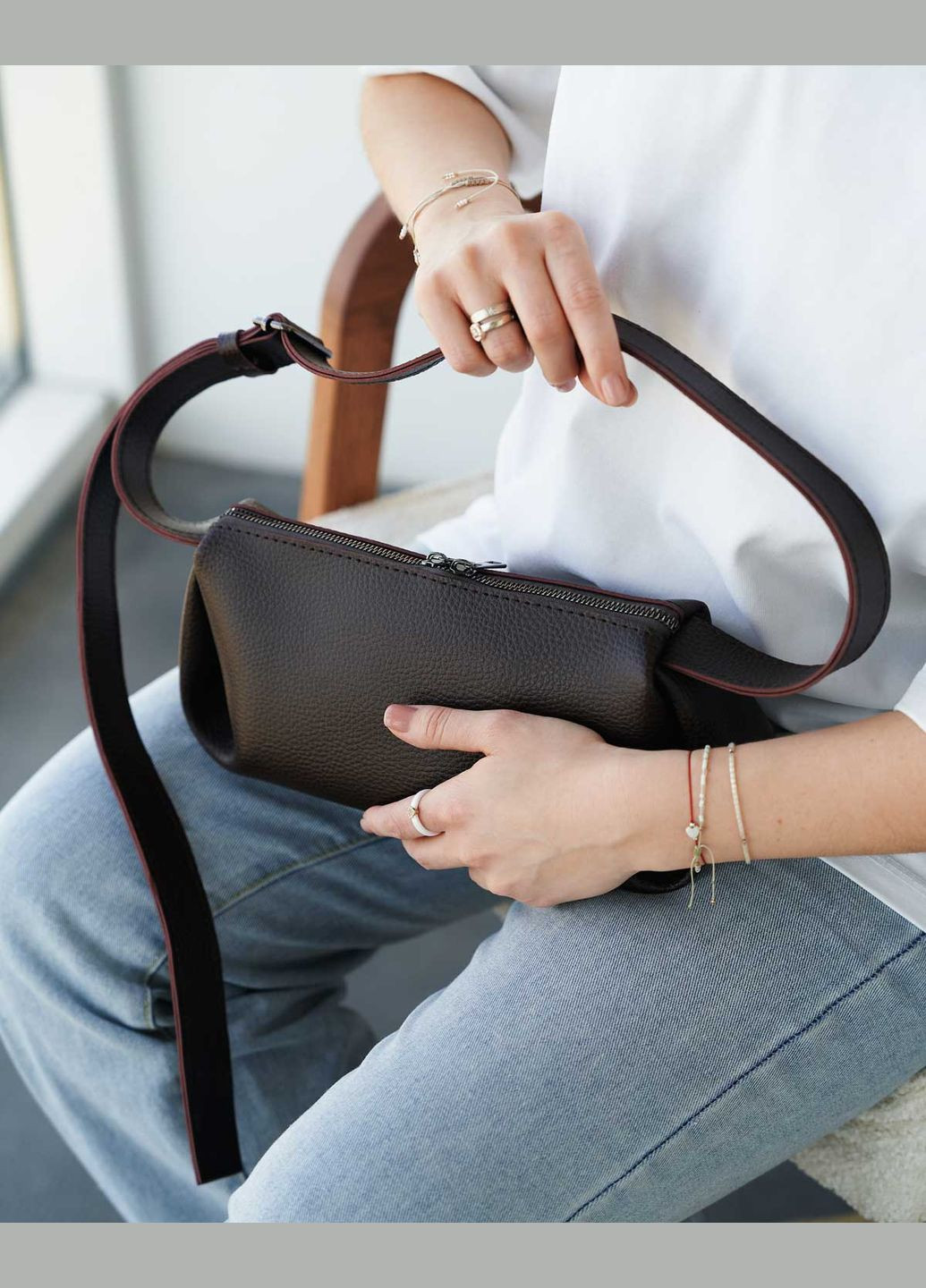 Компактна сучасна жіноча сумка Мей (sumka-zhnocha-mej) WeLassie (342199203)