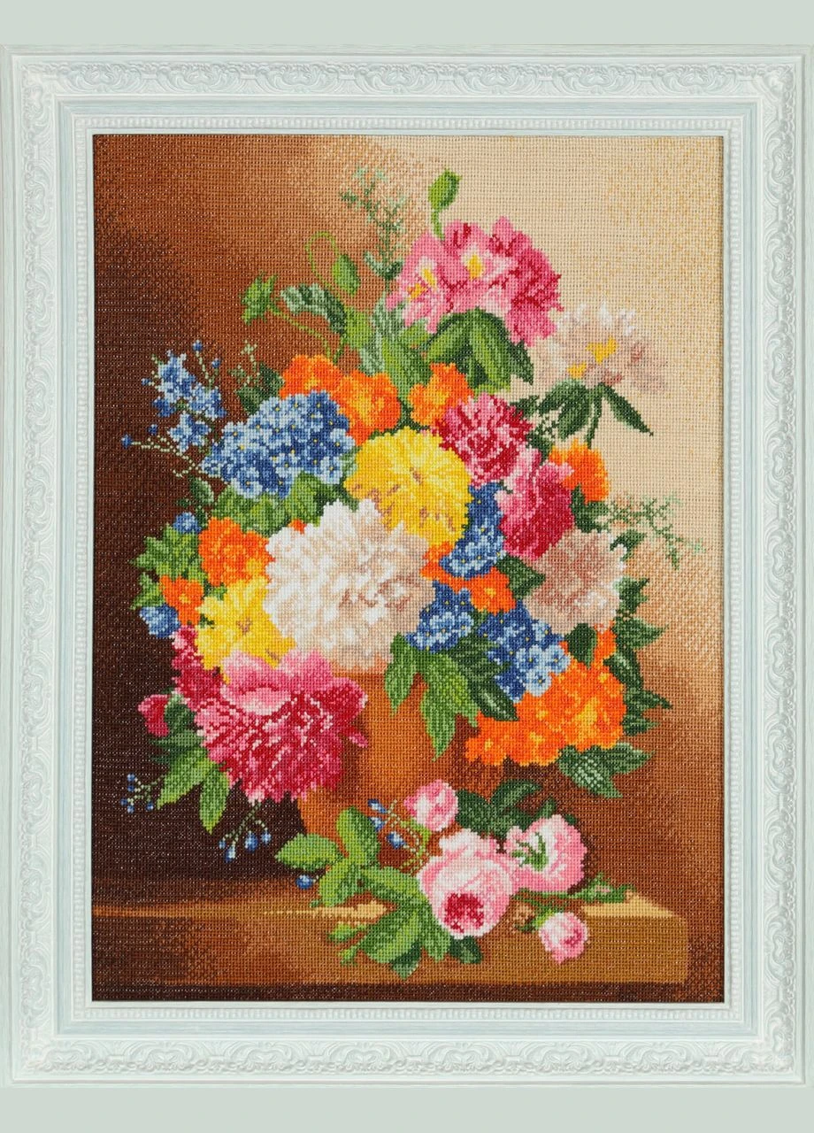 Набор для мулине вышивки ДМС "Осенний букет", 30x40 см No Brand (340483452)