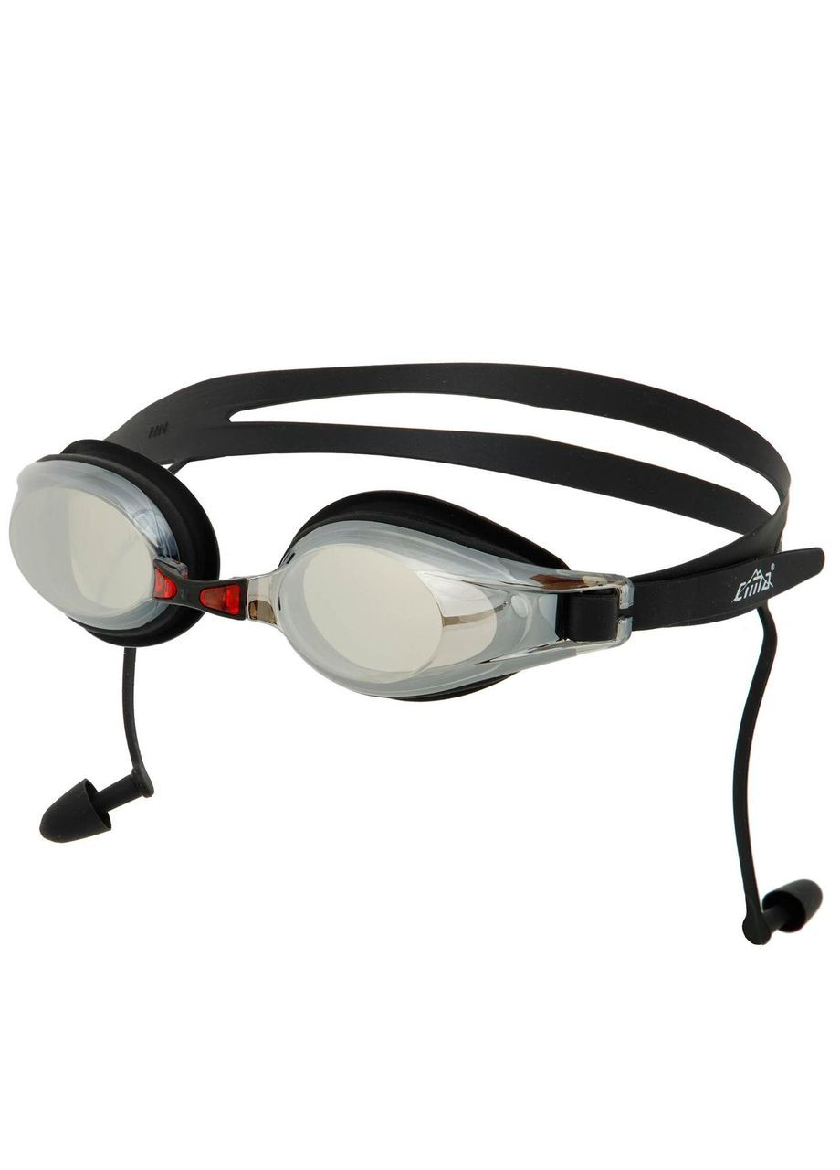 Окуляри для плавання дорослі дзеркальні лінзи із вбудованими берушами CM83-AD Cima (342109505)