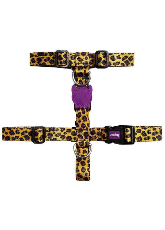 H-Harness Honey - Шлейка с леопардовым принтом для собак - XS / 20-34х23 -37,8 см Zee.Dog (365279527)