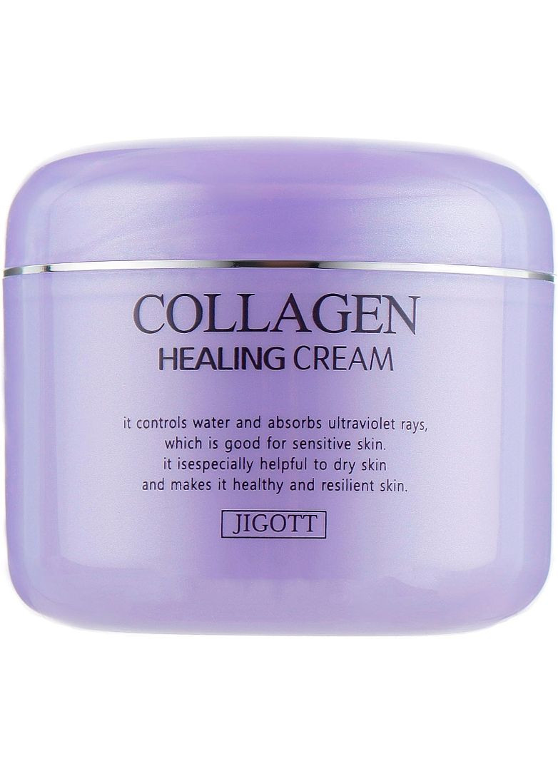 Jigott Питательный крем для лица с коллагеном Collagen Healing Cream 100ml (2-856954) — Крем, Южная Корея (369793678)