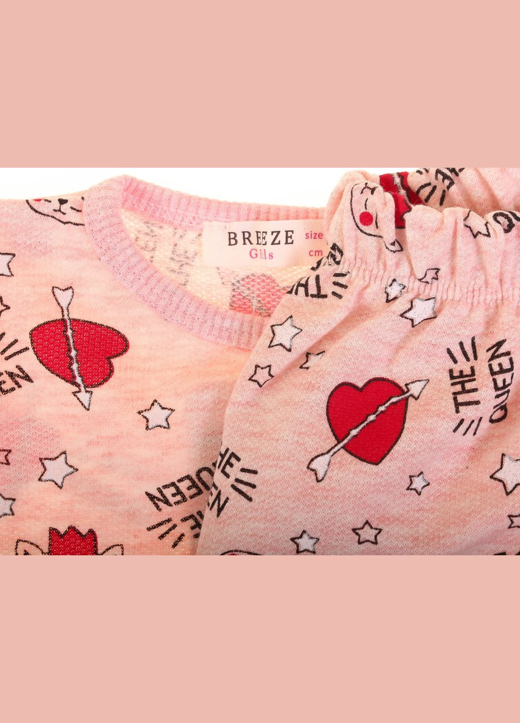 Персикова піжама 16799 персиковий меланжевий Breeze