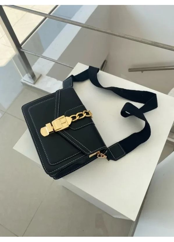 Сумка кросс-боди женская черная (RN-244) No Brand (351378657)