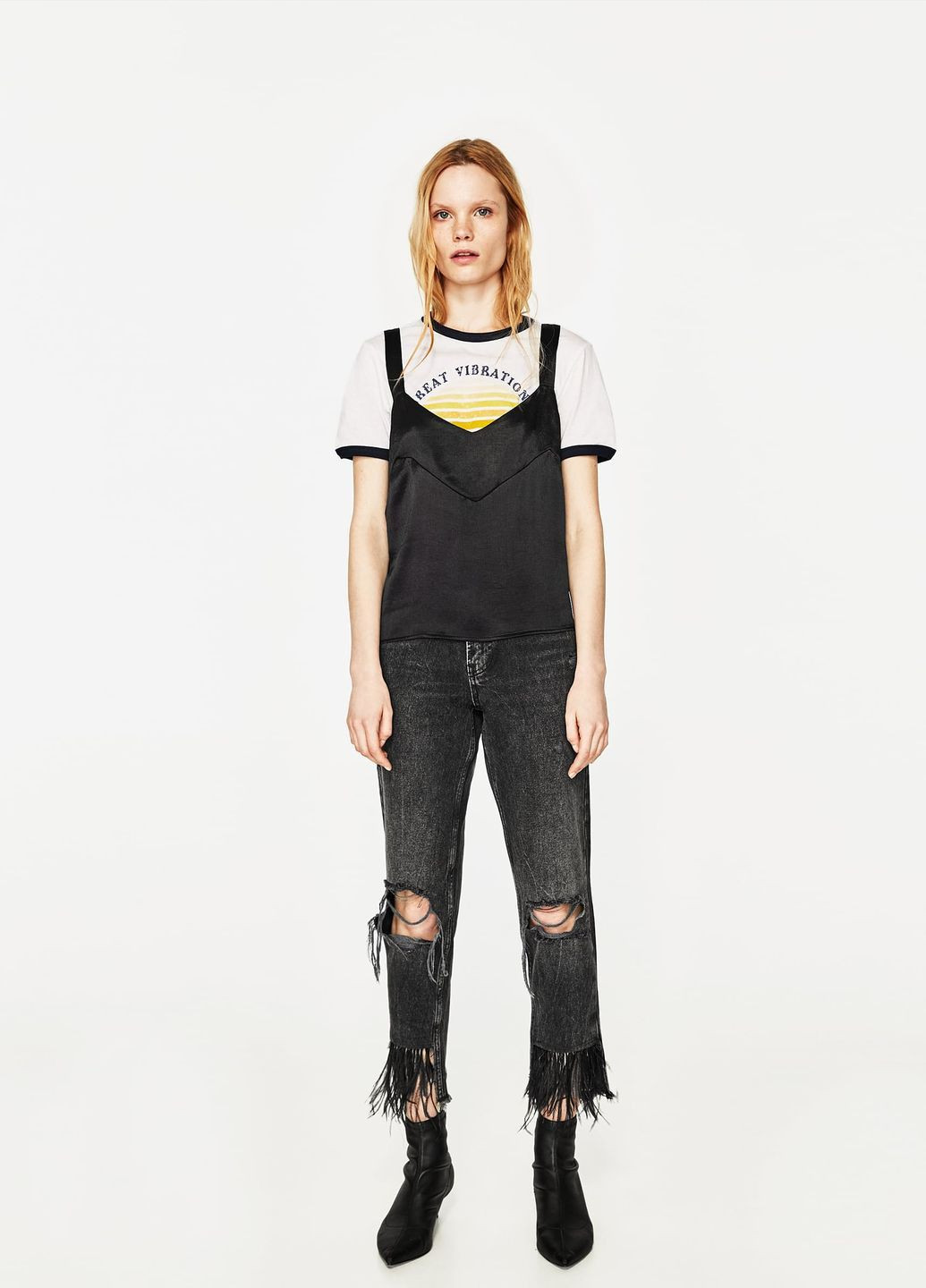 Майка Черный Zara — 319615155