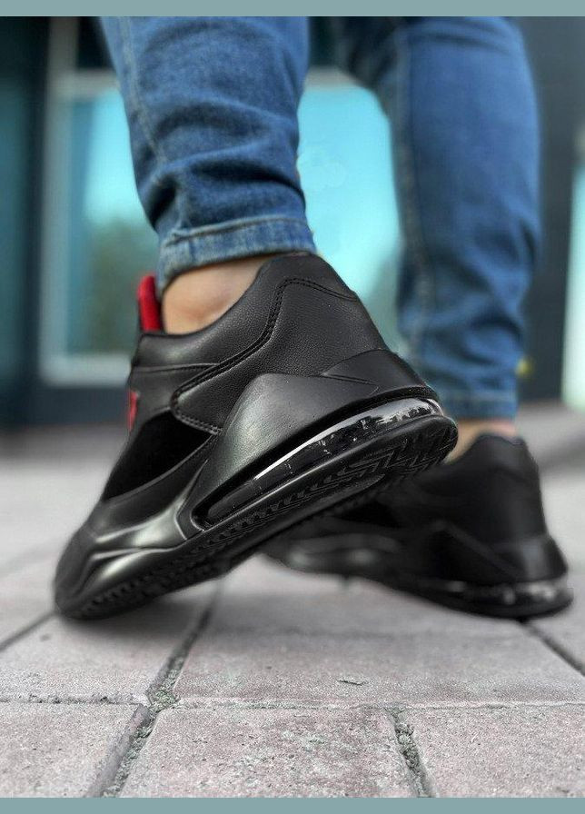 Черные кроссовки мужские jor red/black 44 No Brand
