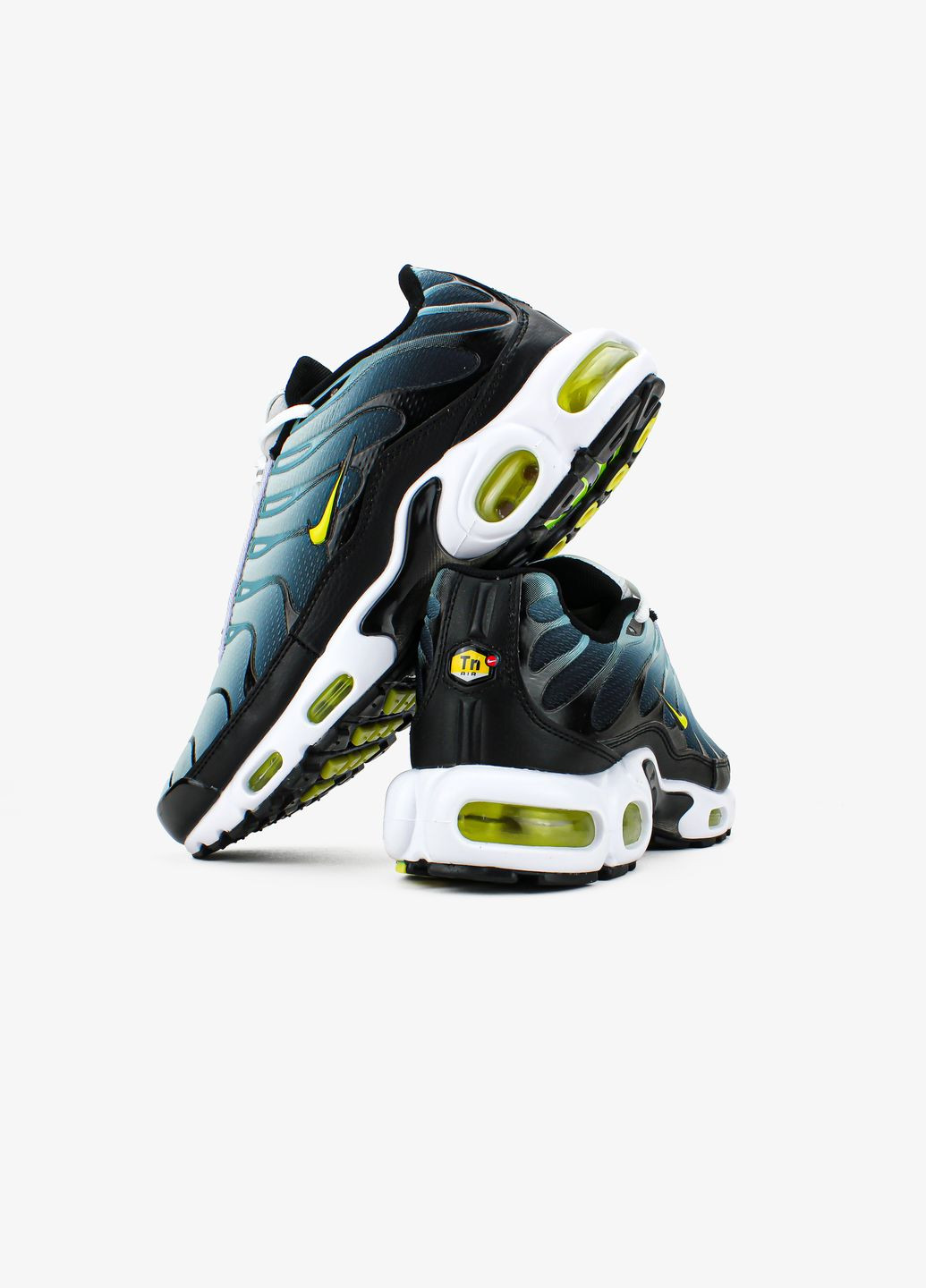 Синие демисезонные кроссовки мужские nike air max tn plus 'bright cactus' | найк аир макс тн плюс синие No Brand