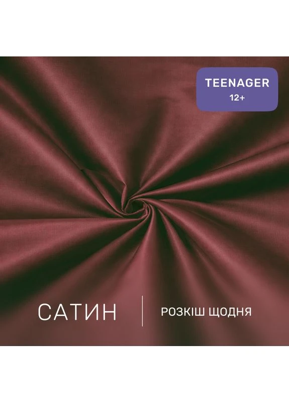 Комплект постельного белья Сатин TEENAGER Satin Light Pro 10-021 Brick red Mirson (399964489)