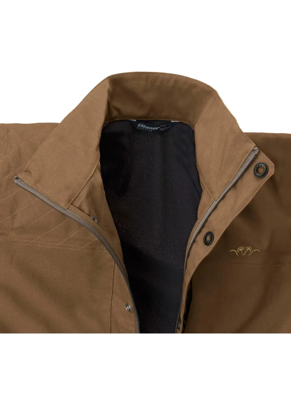 Коричневая демисезонная куртка blaser active outfits hardy brown No Brand