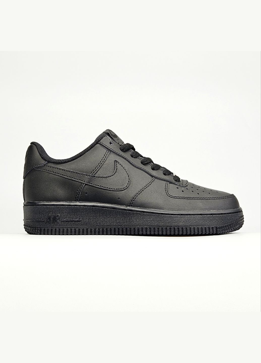 Кросівки жіночі і чоловічі Nike Air Force 1 low black | Найк Аір Форс 1 лов чорні No Brand чорні демісезони (307397816)