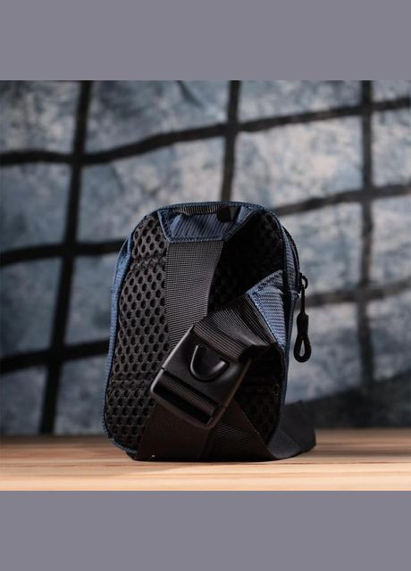 Сумка мужская через плечо сумочка слинг в дорогу планшет спортивный для документов барсетка для телефона Синий 34538 Vintage (332164441)