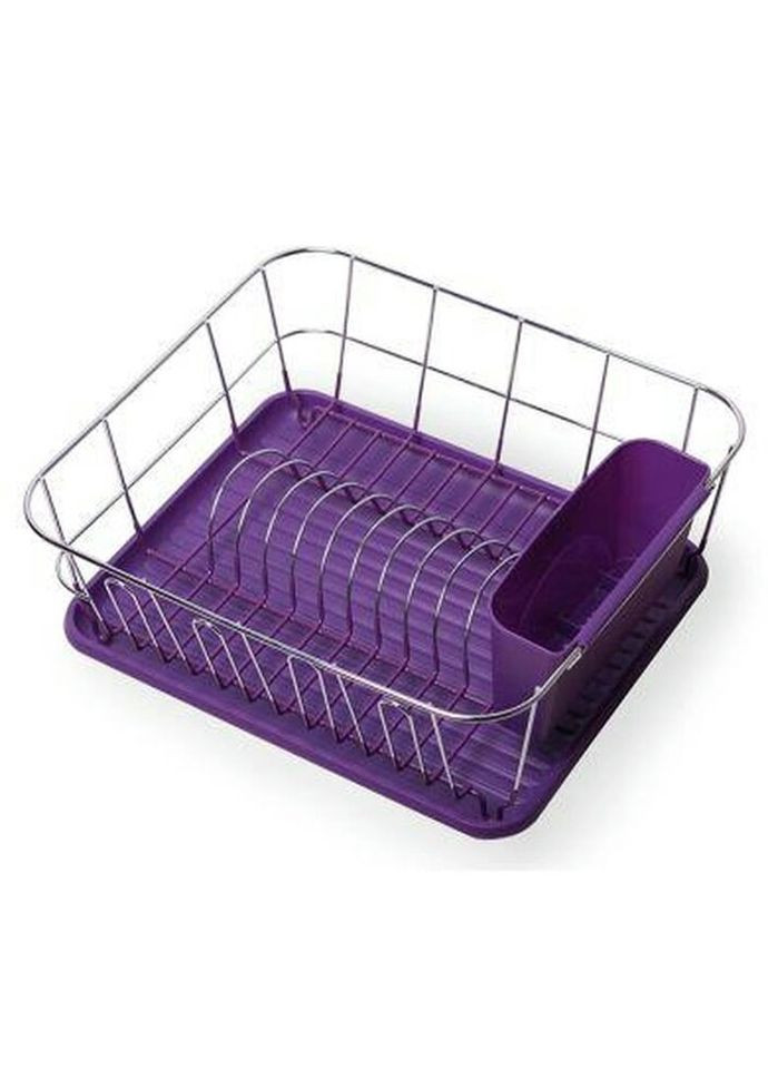 Сушарка для посуду фіолетова KM-0763C Kamille (324824791)