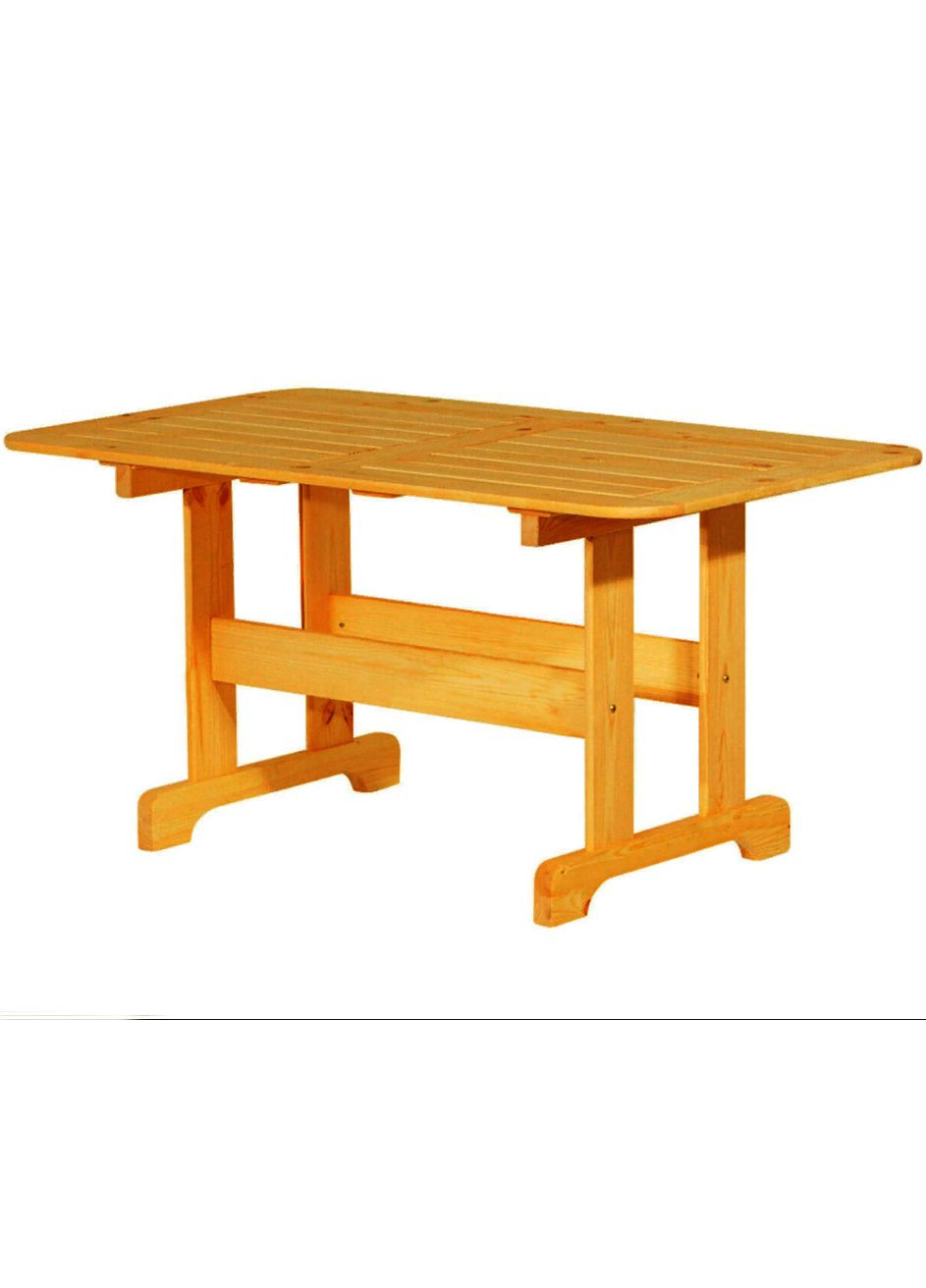 Стіл садовий з дерева Лілоне каррі (СТС-000103) No Brand (328960733)