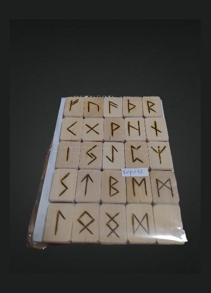 Руни дерев'яні для ворожіння Береза 2х2.5 см No Brand (342065407)