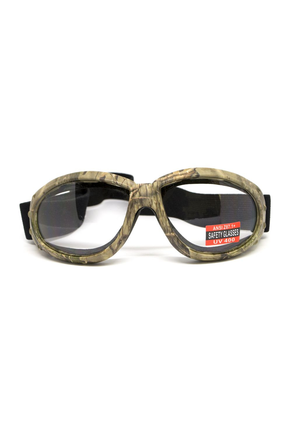 Очки защитные с уплотнителем Eliminator Camo Forest (clear), прозрачные в камуфлированной оправе Global Vision (319704834)