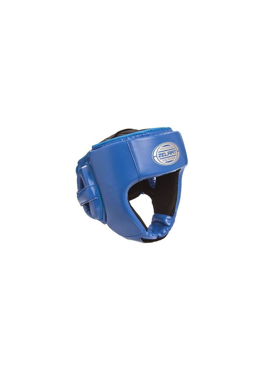 Шолом боксерський відкритий BO-1362 Синьо-срібний, (37363088) Zelart (323020317)