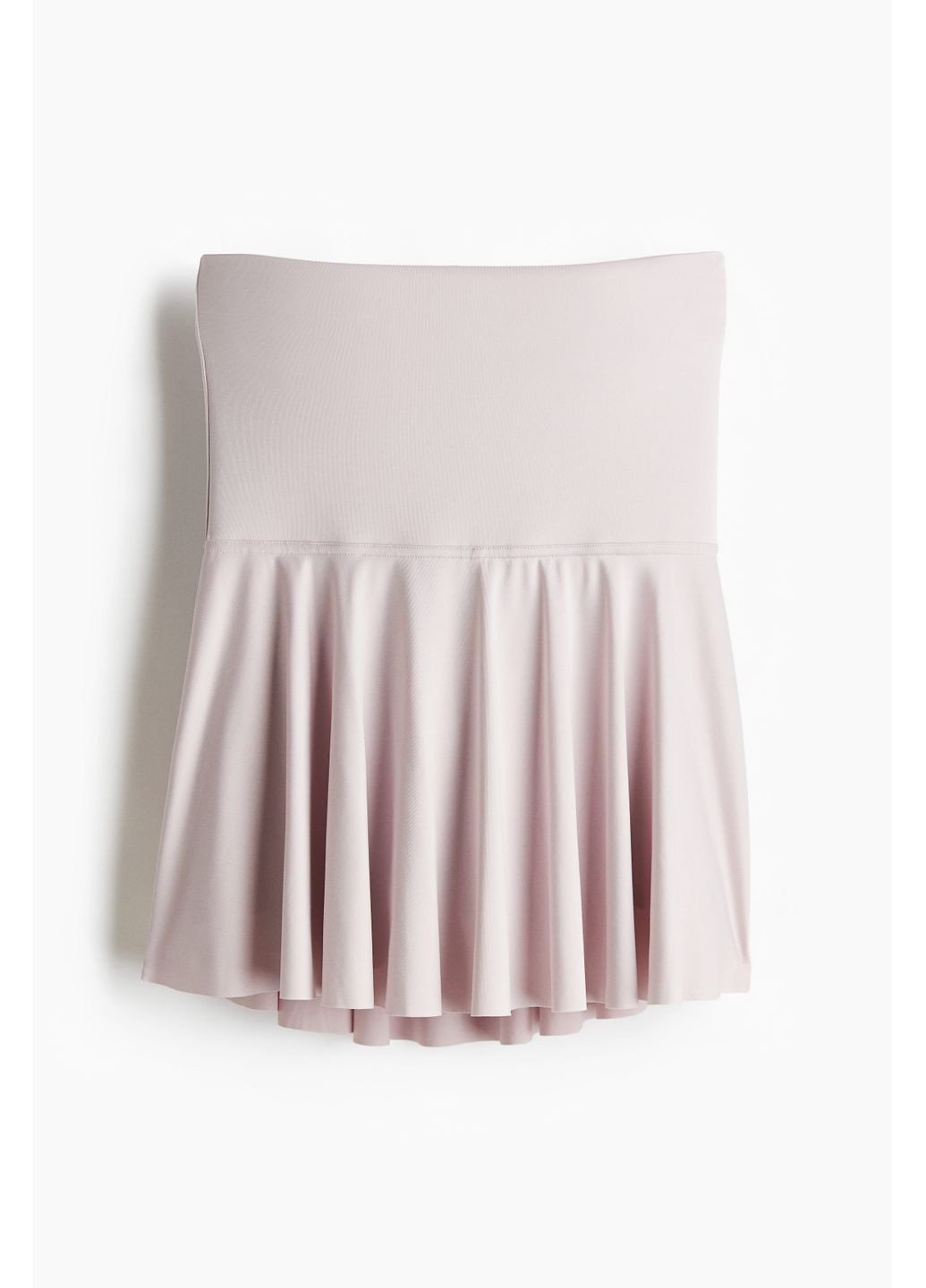 Лиловая кэжуал однотонная юбка для тенниса H&M