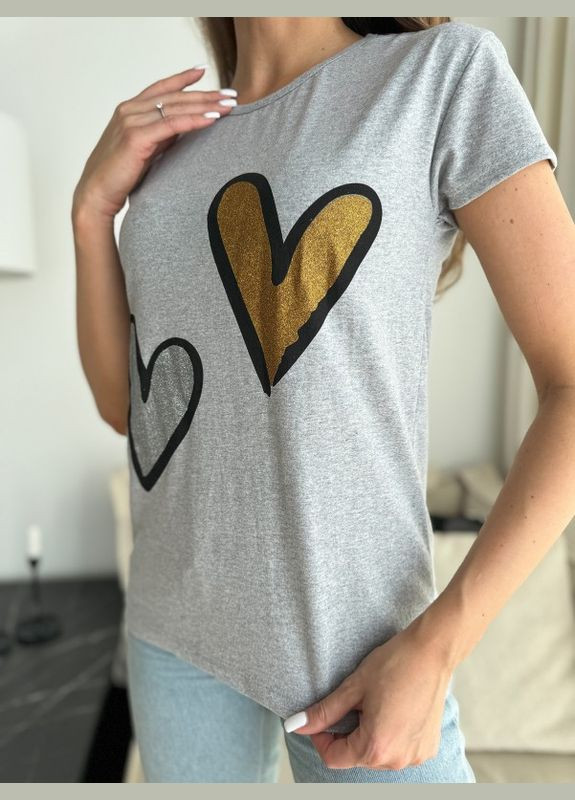 Футболка WN20-628 сіра ISSA PLUS - (317396299)