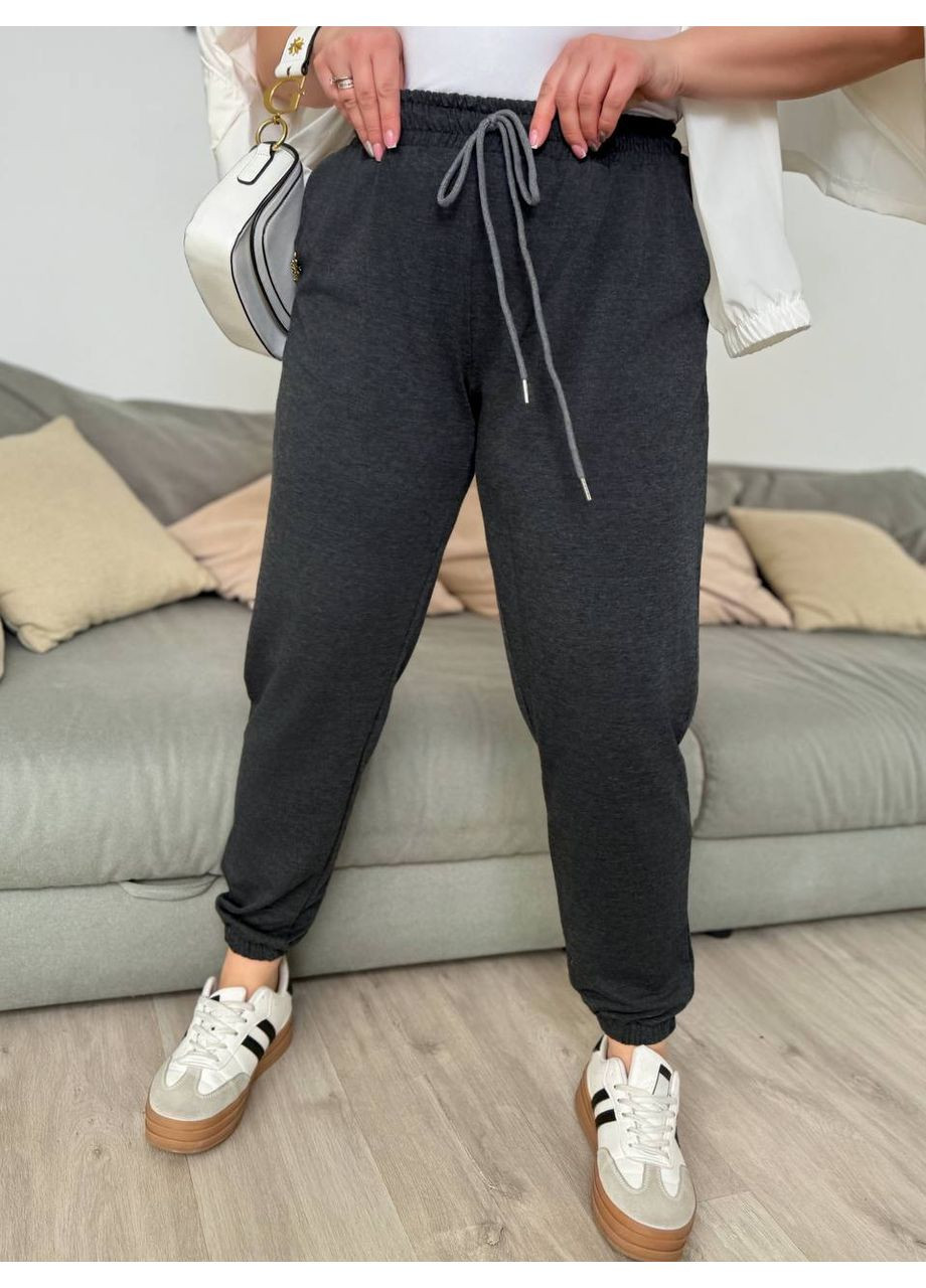 Спортивні штани жіночі трикотажні джогери No Brand (360772478)