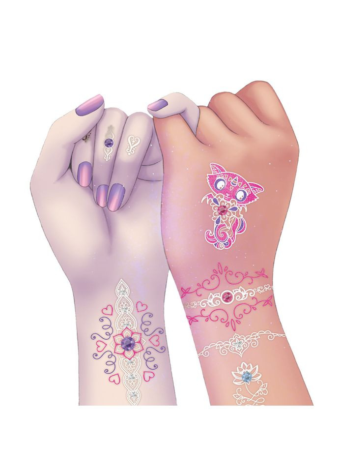 Набор для творчества Боди-арт: Звездное сияние 11012, 40 татуировок Nebulous Stars (365633443)