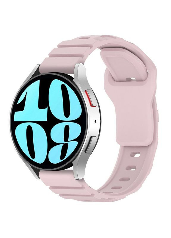 Силиконовый ремешок Defense для Smart Watch 20mm Светло розовый Epik (372164024)
