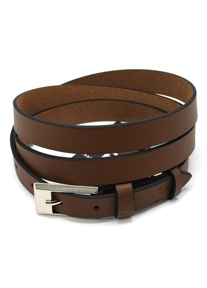 Женский кожаный ремень теракотового цвета 22330030033 Grande Pelle (359377839)