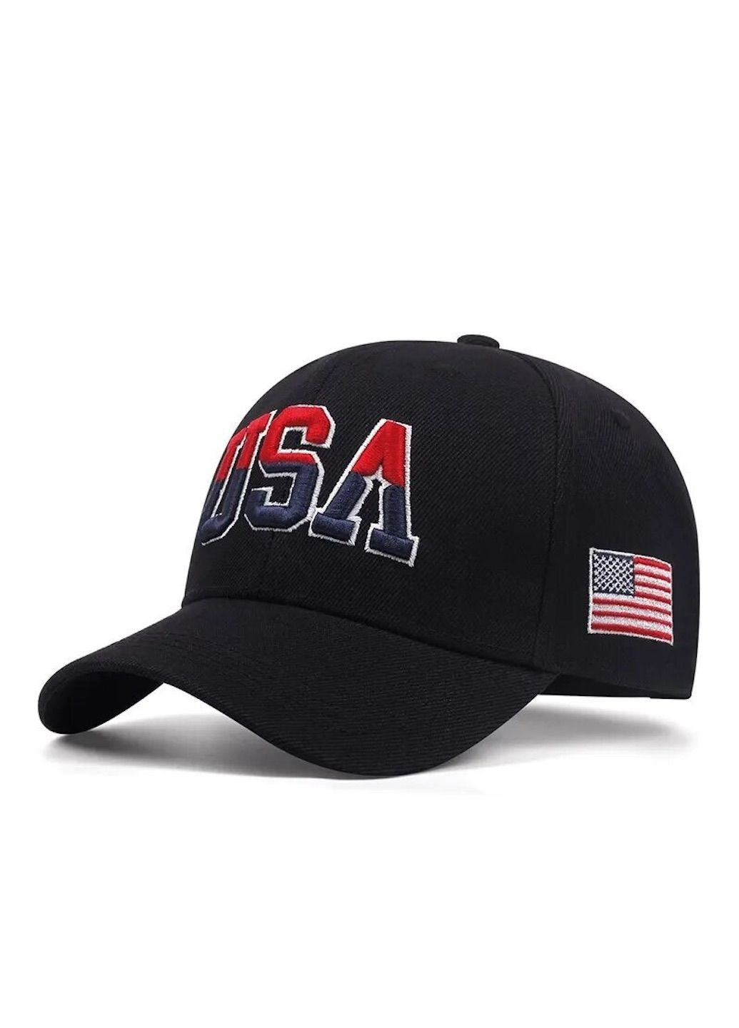 Кепка Бейсболка USA (США, America, Америка, флаг) с изогнутым козырьком, Унисек Brand (290875242)