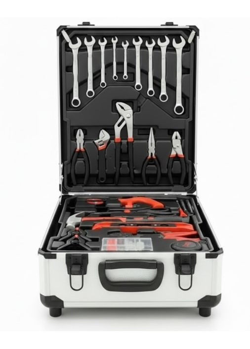 Професійний набір ручних інструментів Krafftec у валізі 499 предметів для дому та автомобіля (2104618858) No Brand (370606360)