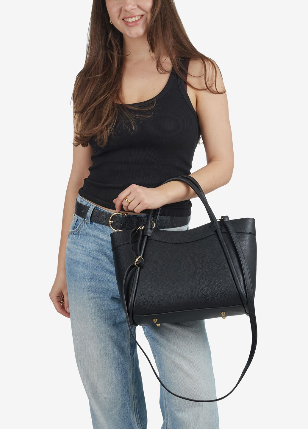 Сумка жіноча шкіряна тоут велика Tote Regina Notte (325976812)