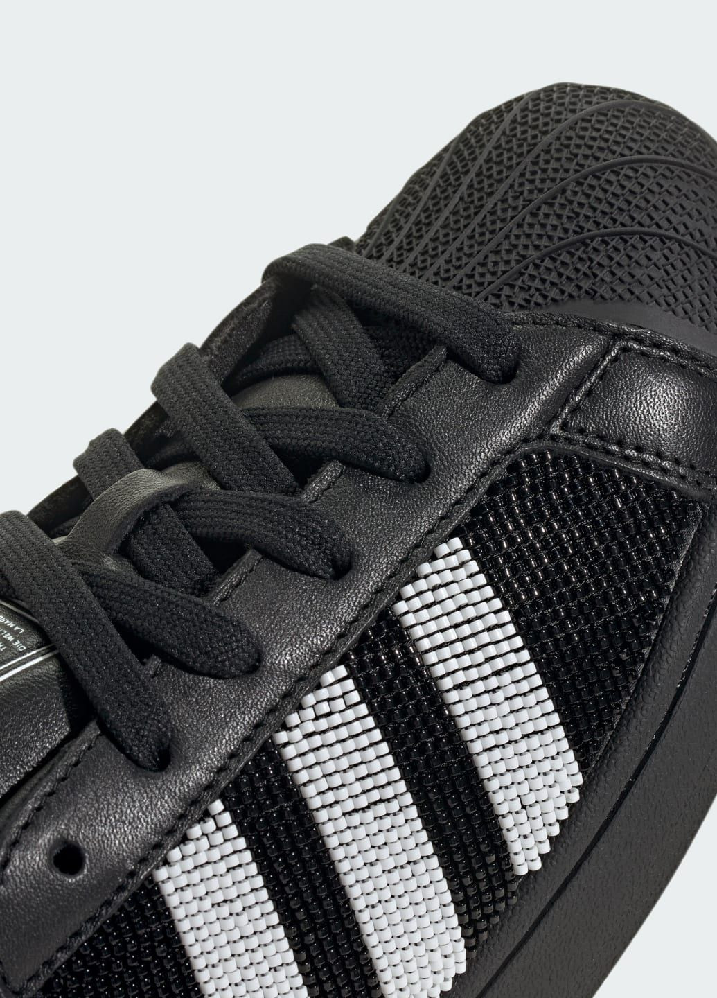 Кроссовки Superstar adidas чёрные всесезоны (329692179)