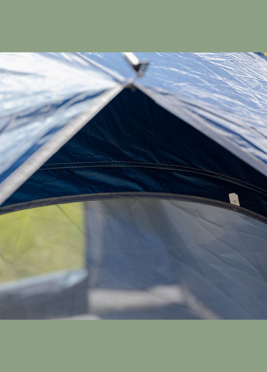 Намет кемпінговий тримісний 190×190×140 (см) автоматичний LU-002 Сиій LUGI (353503747)