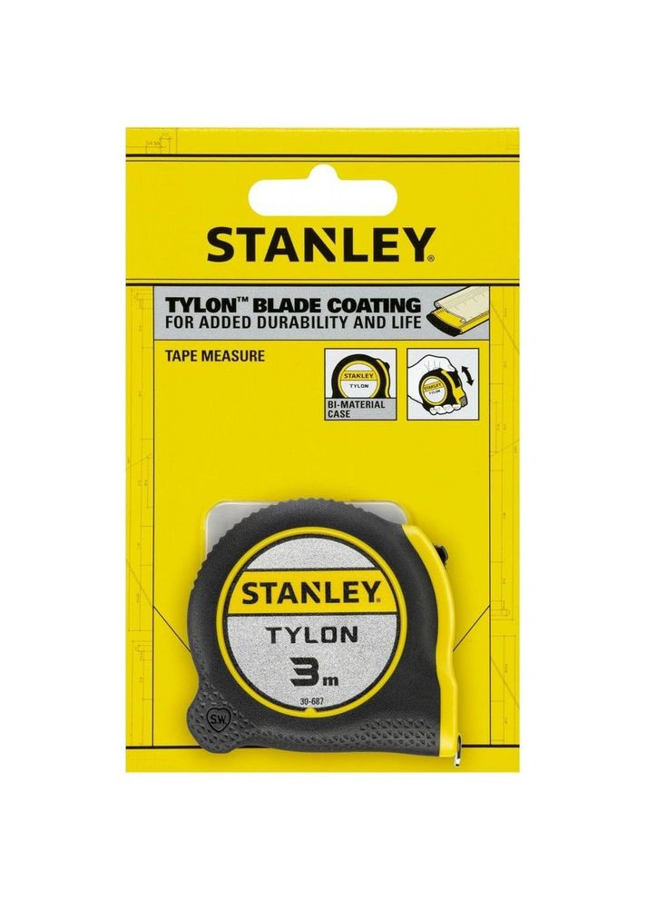 Рулетка "Tylon" 3 м х 12.7 мм Stanley (363056378)