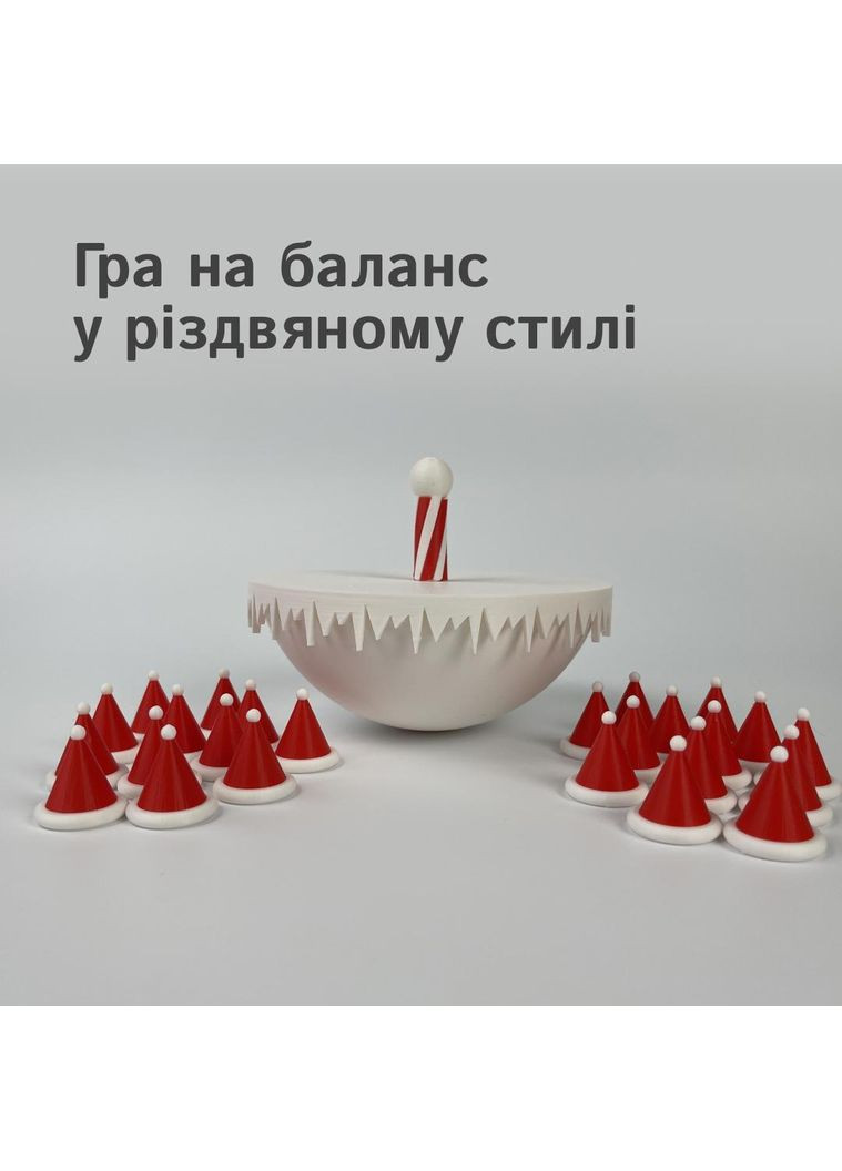 Різдвяний балансир — гра на рівновагу з фігурками, сімейна святкова гра No Brand (372044714)