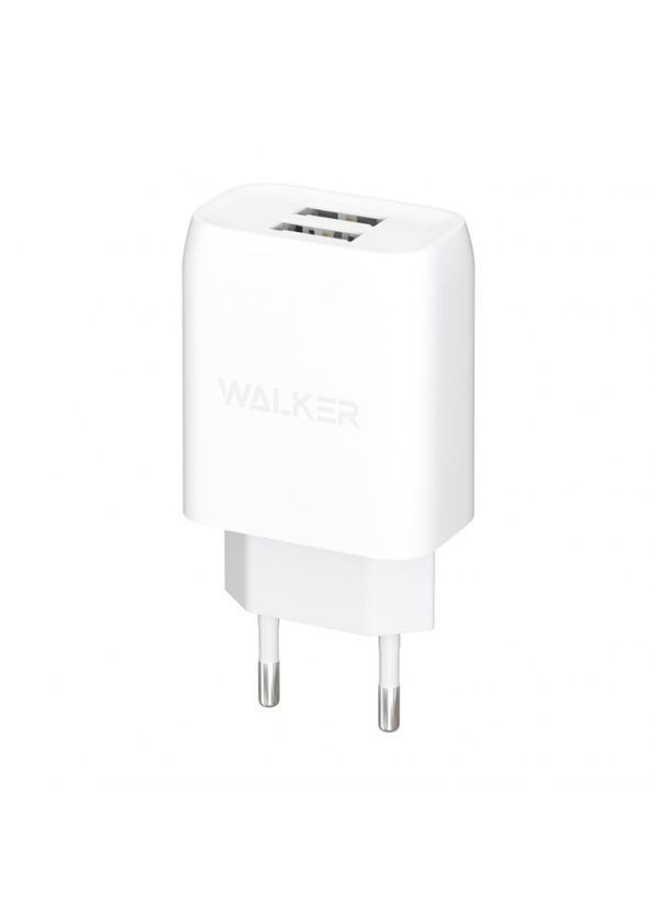 Мережевий зарядний пристрій (адаптер) WH-31 2USB / 2.1A white Walker (333827669)