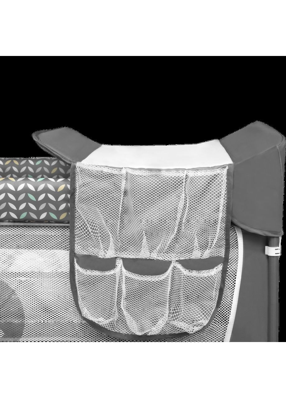 Манеж Flower Grey Scandi, сірий Lionelo LO-FLOWER GREY SCANDI (336330338)