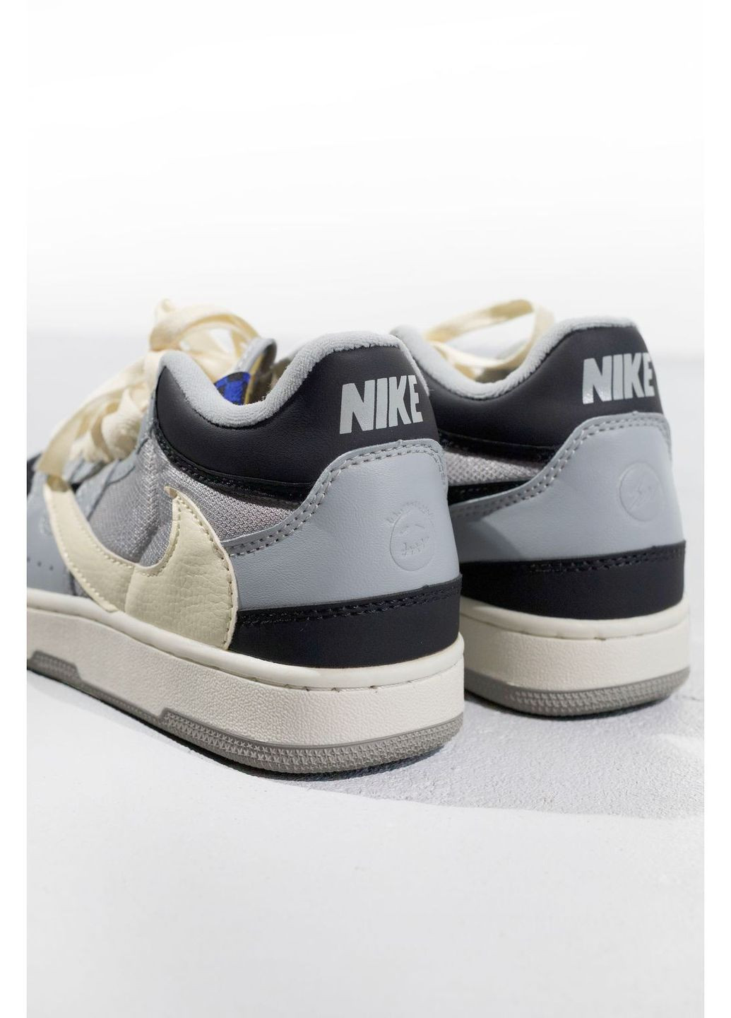 Серые демисезонные кроссовки мужские No Brand