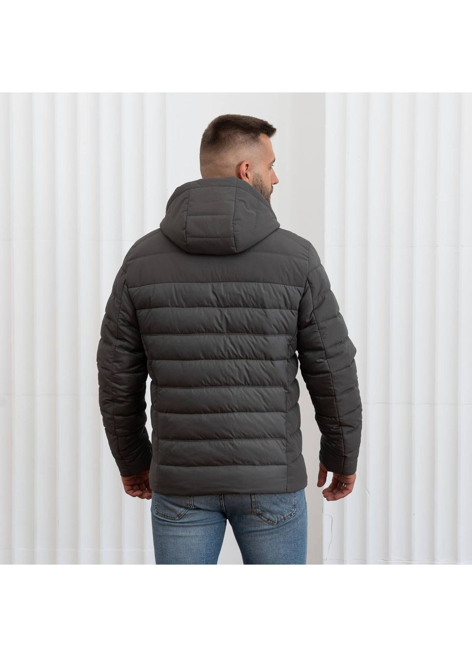 Графитовая зимняя куртка мужская зимняя большого размера SK
