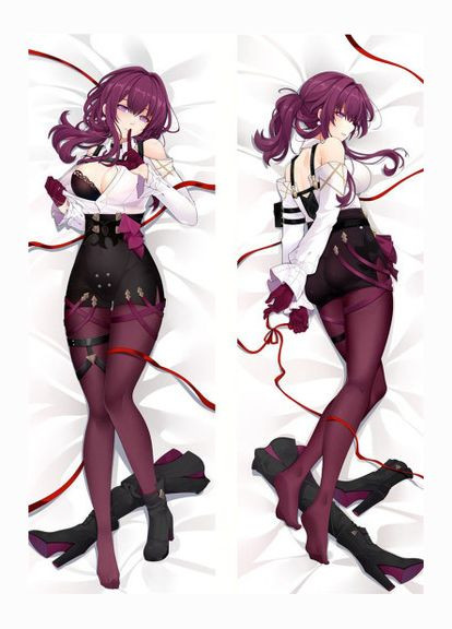 Дакимакура 150х50 см Кафка Хонкай Стар Рейл 3rd Kafka Honkai Star Rail Подушка с наволочкой двухсторонняя Viva (346057504)